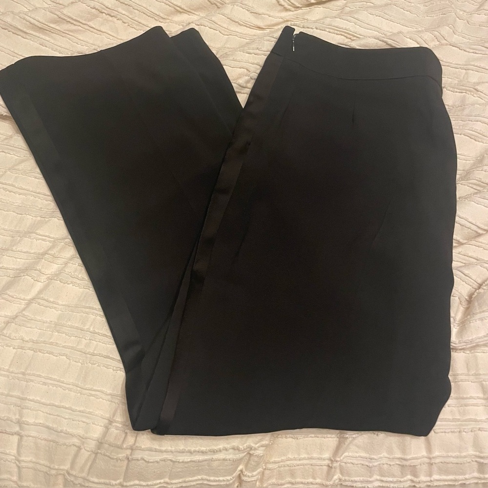🤩Carlisle black dress pants. Side zip. EUC. Size 16 & super stylish and fancy